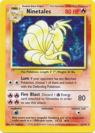 Image for Ninetales (012/102) (BS) - Pokemon