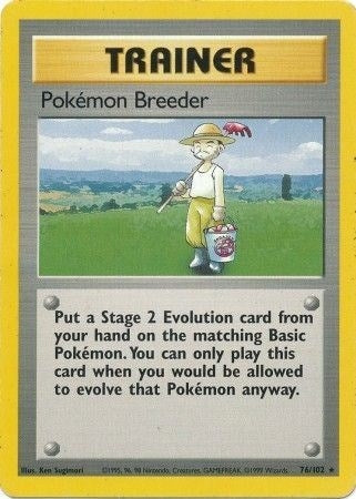 Pokemon Breeder (076/102) (BS)