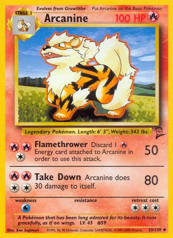 Arcanine (033/130) (BS2)