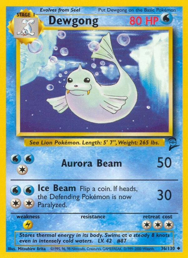 Dewgong (036/130) (BS2)
