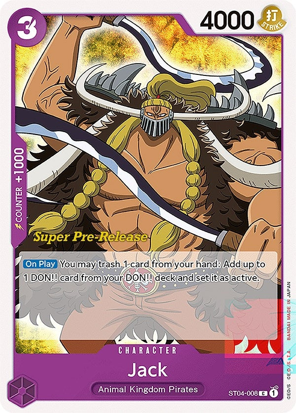 Image for Jack (ST04-008) (ST-04 PRE) - One Piece Card Game