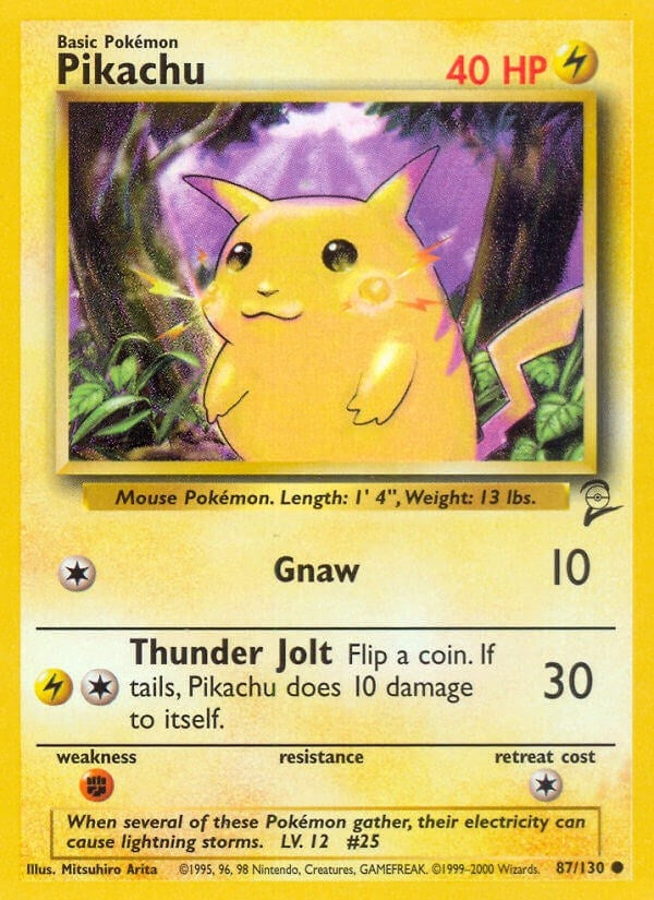 Pikachu (087/130) (BS2)