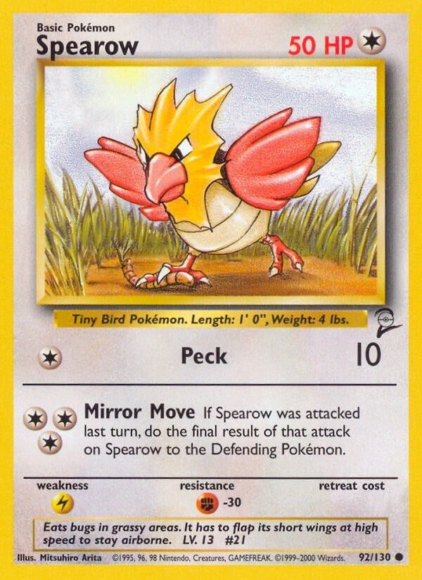 Spearow (092/130) (BS2)