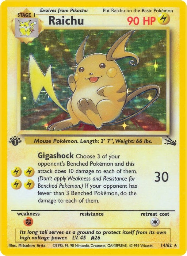 Raichu (14) (14/62) (FO)