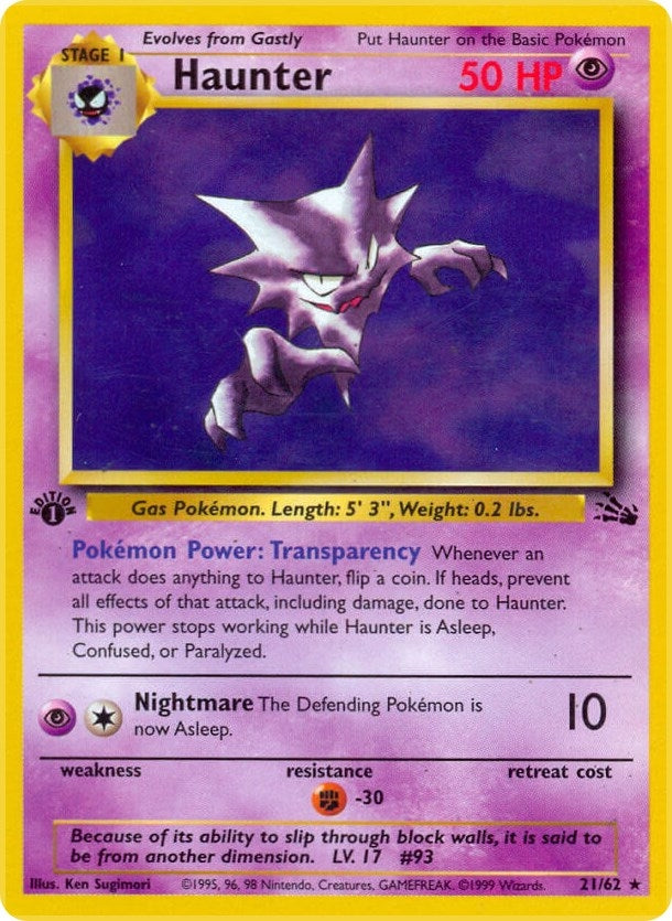 Haunter (21) (21/62) (FO)