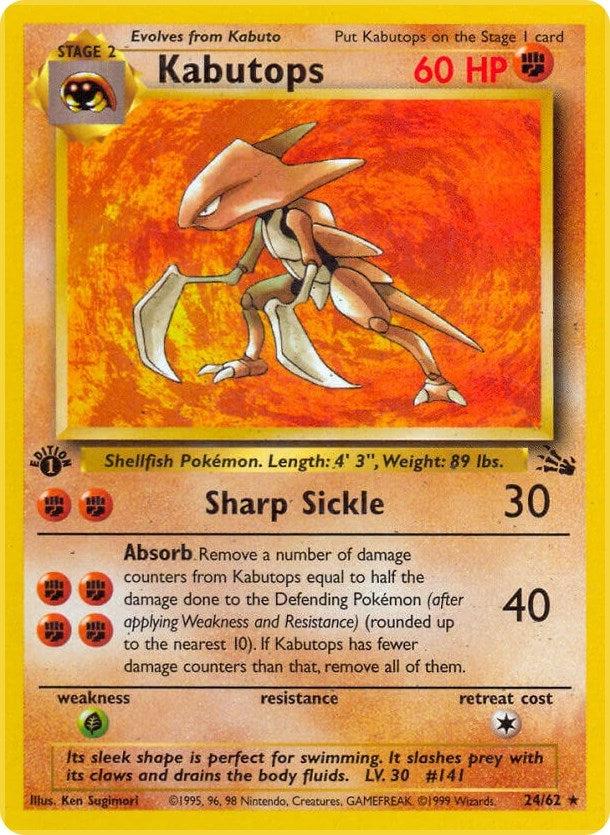 Kabutops (24) (24/62) (FO)
