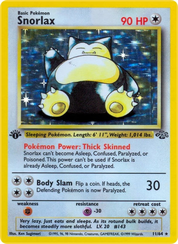 Snorlax (11) (11/64) (JU)