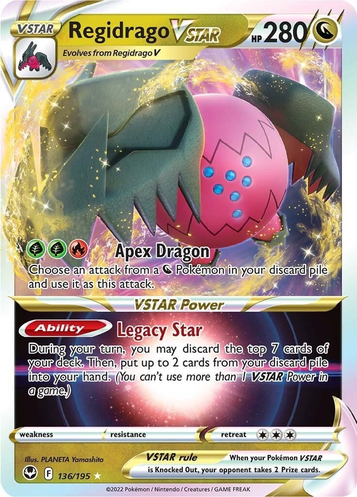 Image for Regidrago VSTAR (136/195) (SWSH12) - Pokemon