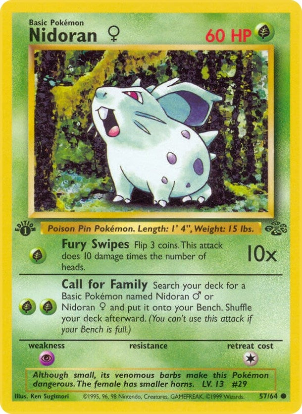 Nidoran F (57/64) (JU)