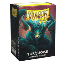 Image for Dragon Shield Player's Choice Matte Sleeves - Turquoise 'Atebeck' (100-Pack) - Card Sleeves