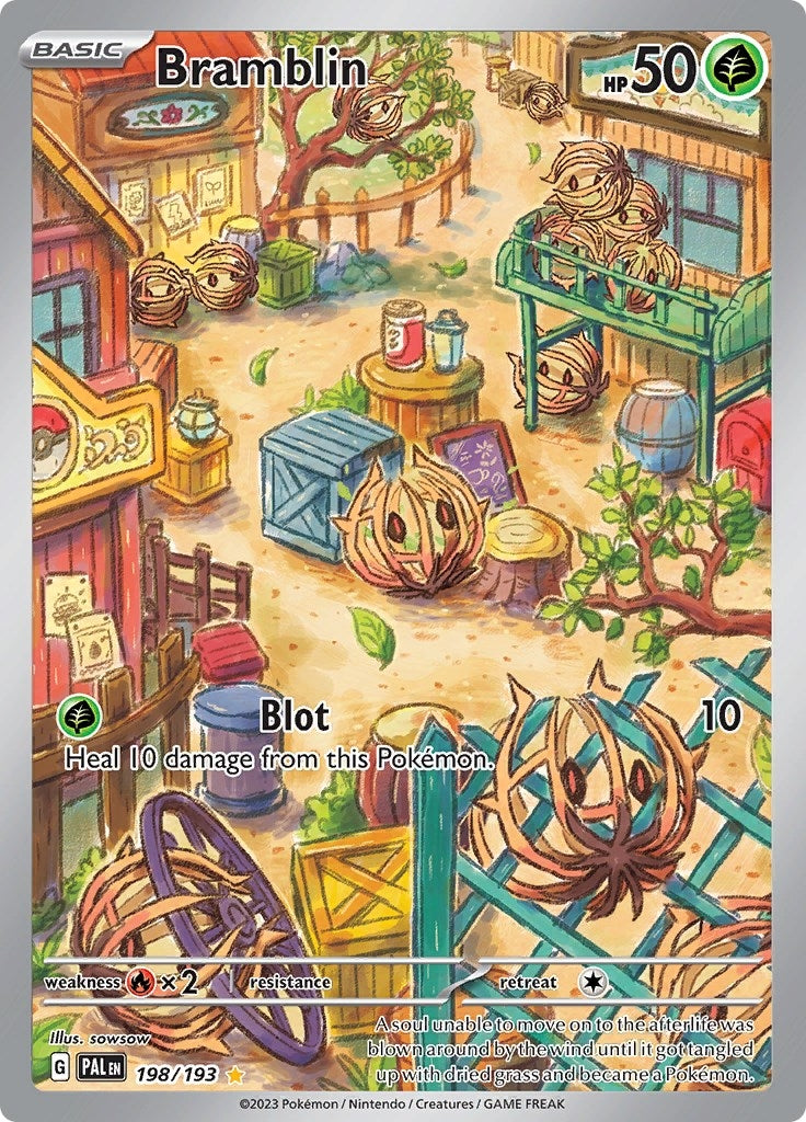 Image for Bramblin (198/193) (PAL) - Pokemon