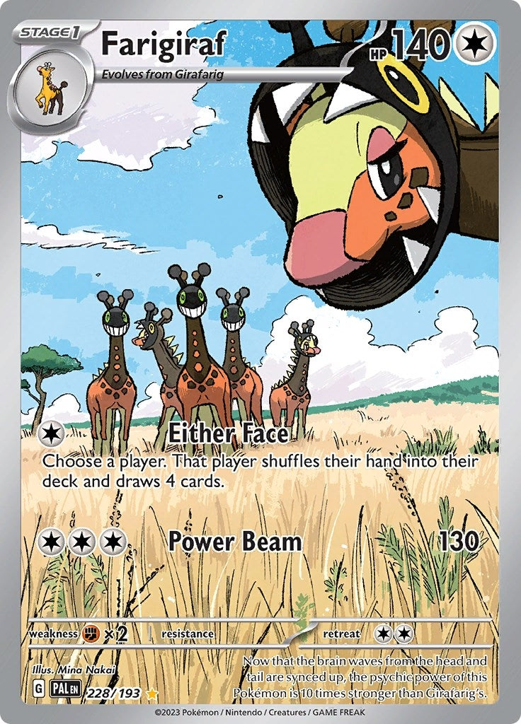 Image for Farigiraf (228/193) (PAL) - Pokemon