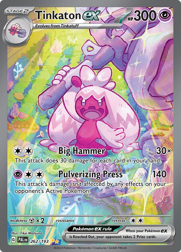 Image for Tinkaton ex (262/193) (PAL) - Pokemon
