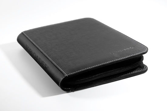 Ultra Pro: (4Pkt) Pro Binder: Toploader Zippered: Black