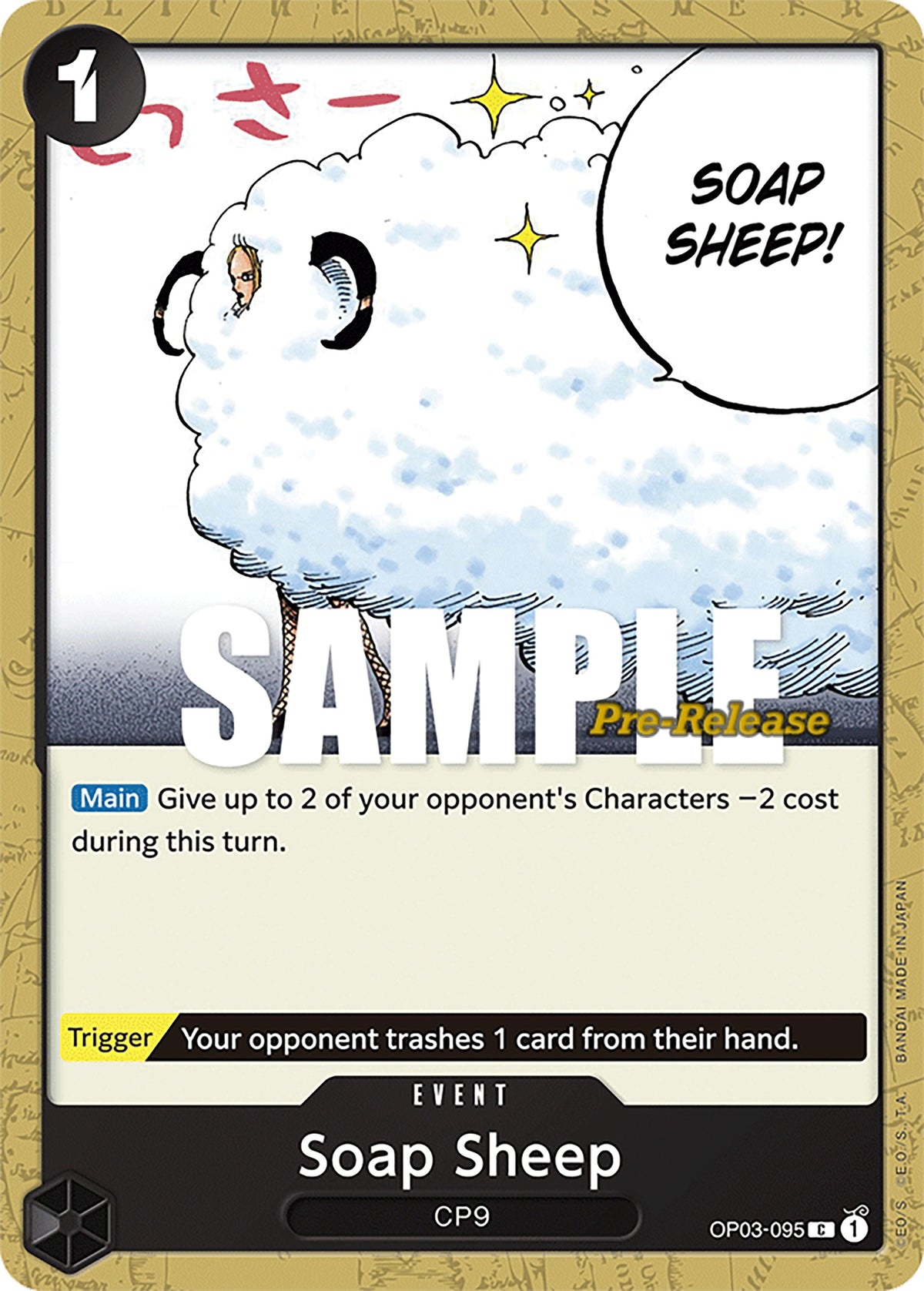 Image for Soap Sheep (OP03-095) - One Piece Card Game