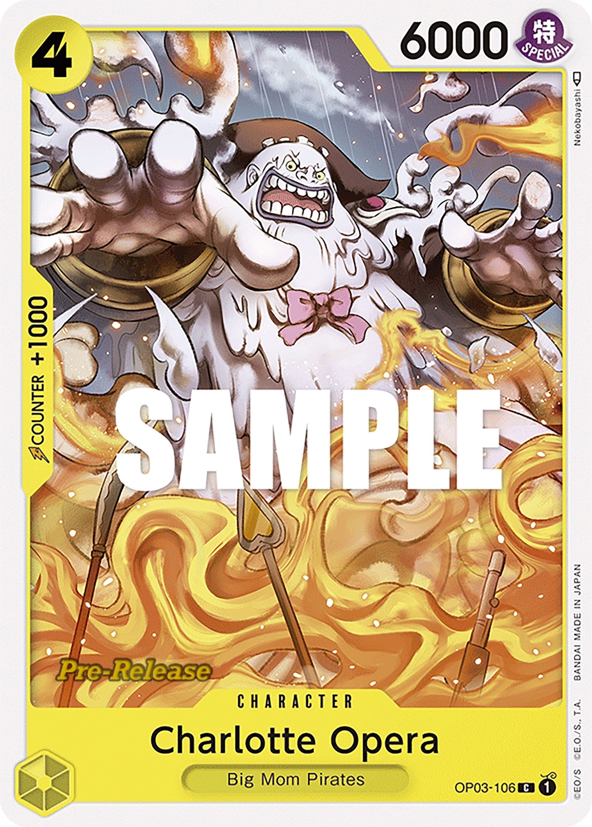 Image for Charlotte Opera (OP03-106) - One Piece Card Game