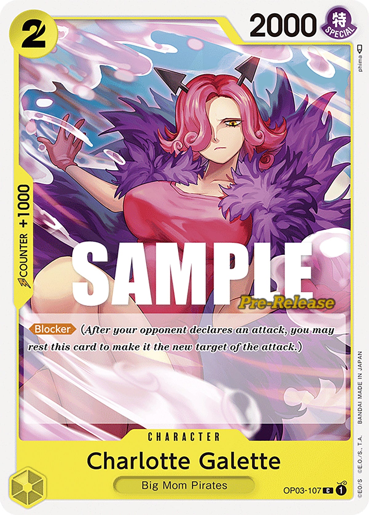 Image for Charlotte Galette (OP03-107) - One Piece Card Game