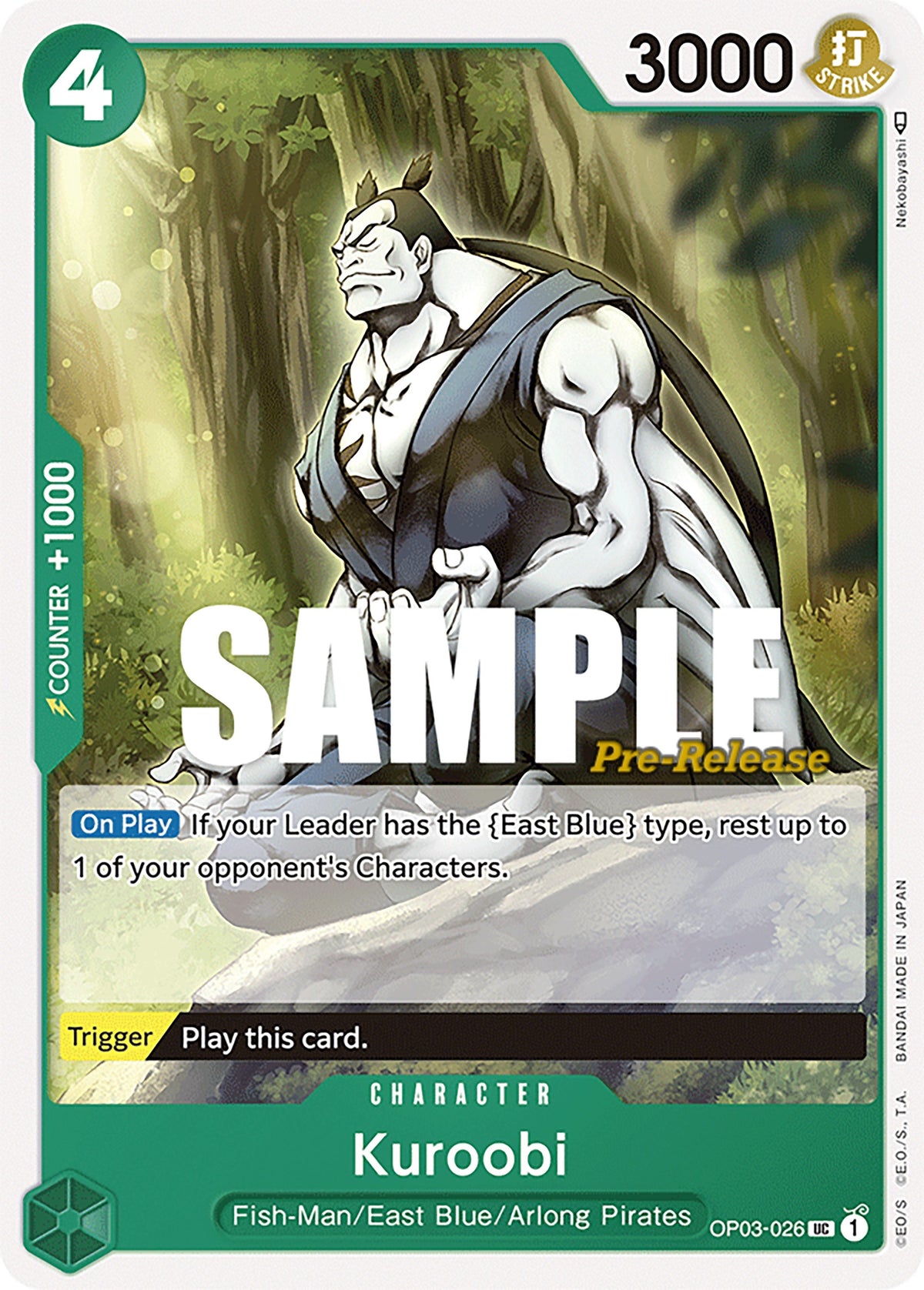 Image for Kuroobi (OP03-026) - One Piece Card Game