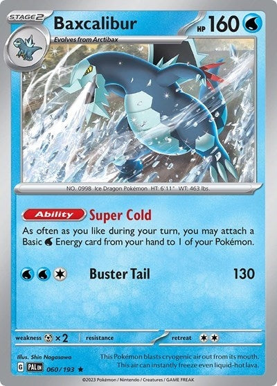 Image for Baxcalibur (060/193) (PR) - Pokemon