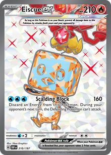 Image for Eiscue ex (210/197) (OBF) - Pokemon
