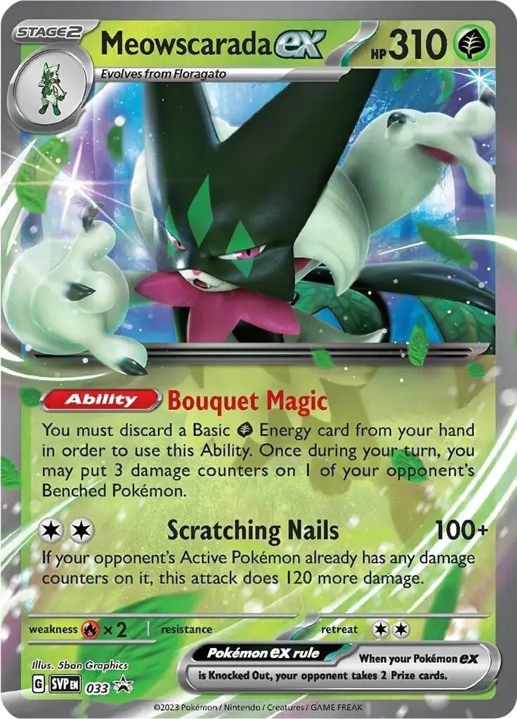Image for Meowscarada ex - 033 (033) (SVP) - Pokemon