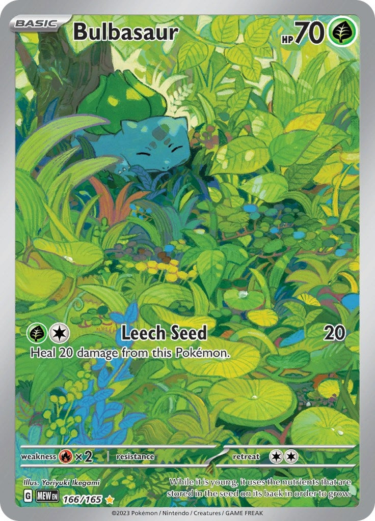 Image for Bulbasaur (166/165) (MEW) - Pokemon
