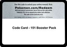 Image for Code Card - 151 Booster Pack - Pokemon