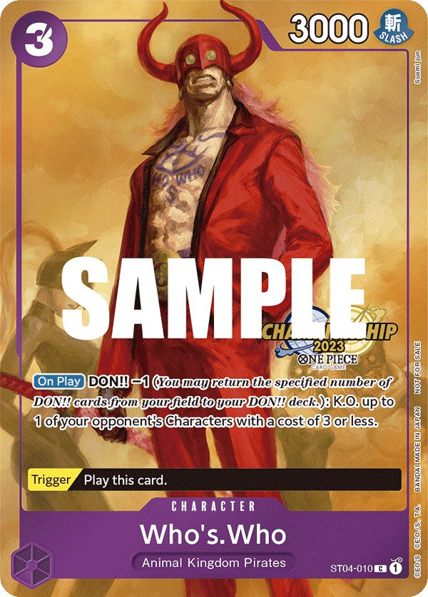Who's.Who (CS 2023 Celebration Pack)