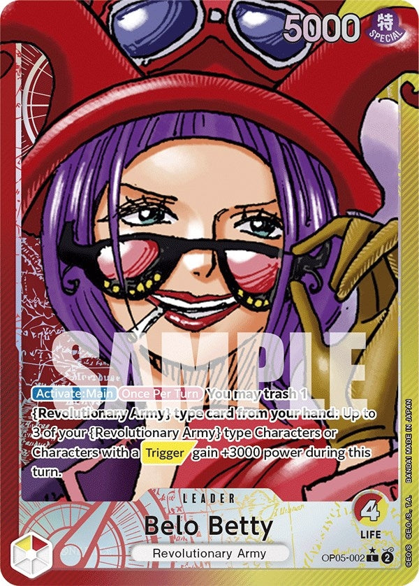 Belo Betty (002) (Alternate Art) (OP05-002) (OP05)
