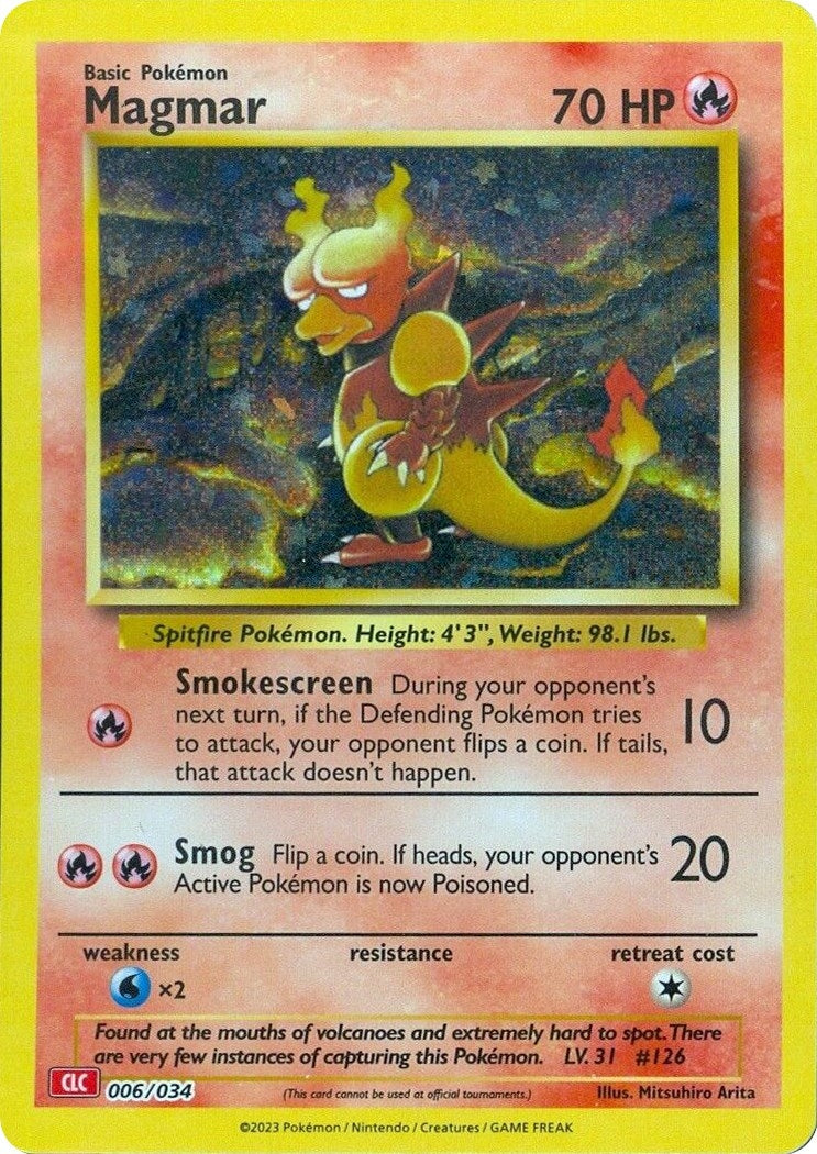 Image for Magmar (006/034) (CL) - Pokemon