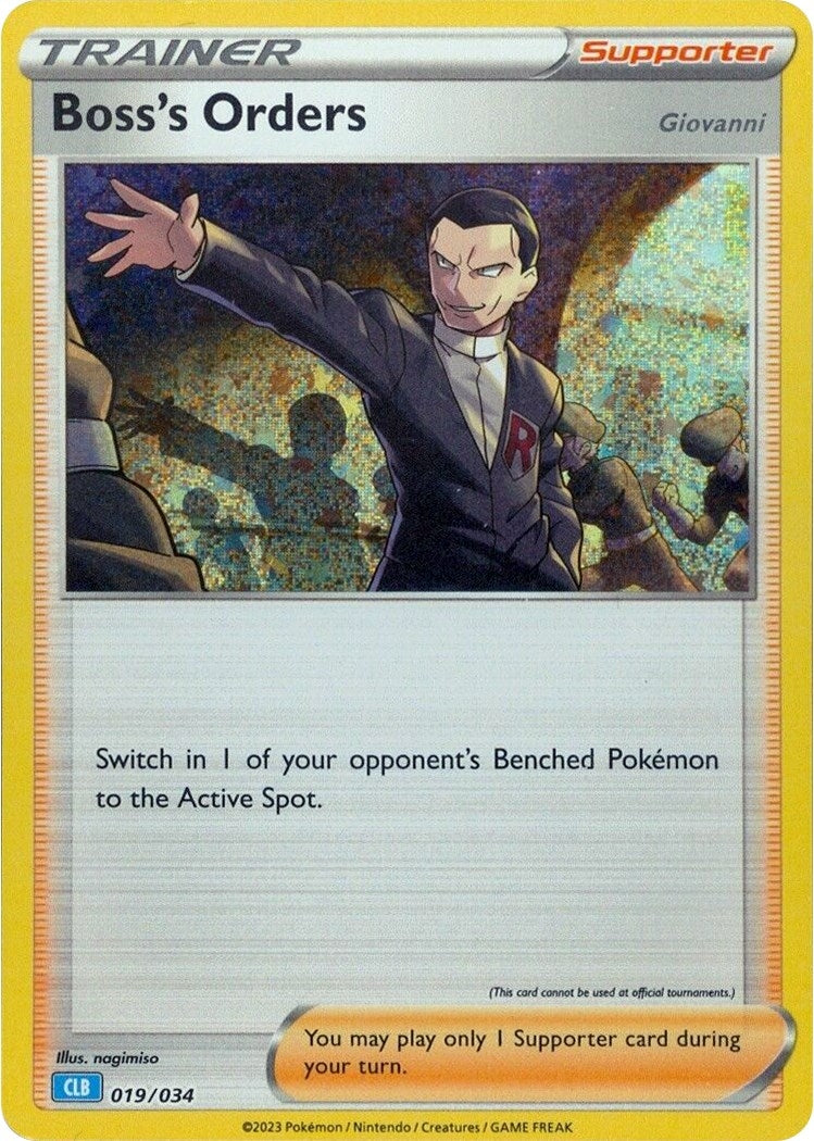 Image for Boss's Orders [Giovanni] (CLB) (019/034) (CL) - Pokemon