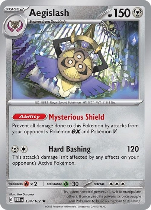 Image for Aegislash - 134/182 (Non-Holo) (134/182) (PR) - Pokemon