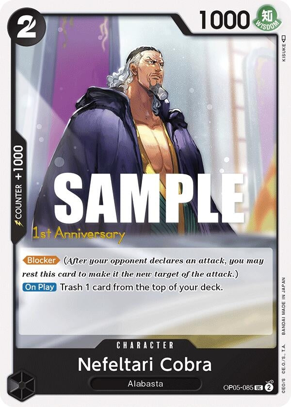 Image for Nefeltari Cobra (OP05-085) - One Piece Card Game