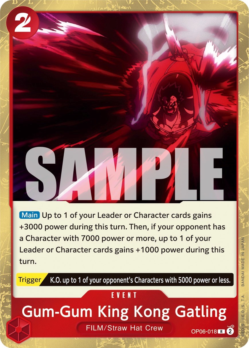 Gum-Gum King Kong Gatling (OP06-018) [Wings of the Captain]
