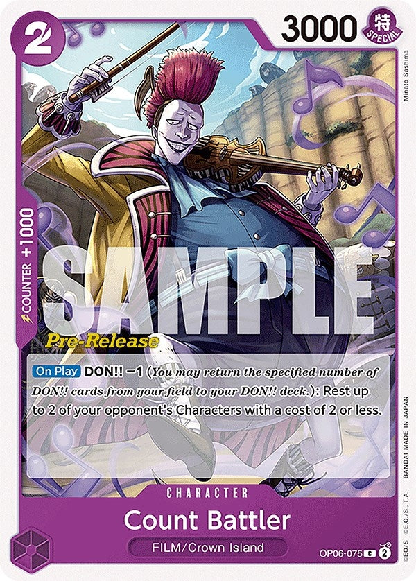 Image for Count Battler (OP06-075) (OP06 PRE) - One Piece Card Game