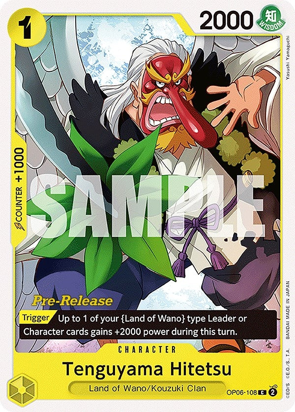 Image for Tenguyama Hitetsu (OP06-108) (OP06 PRE) - One Piece Card Game