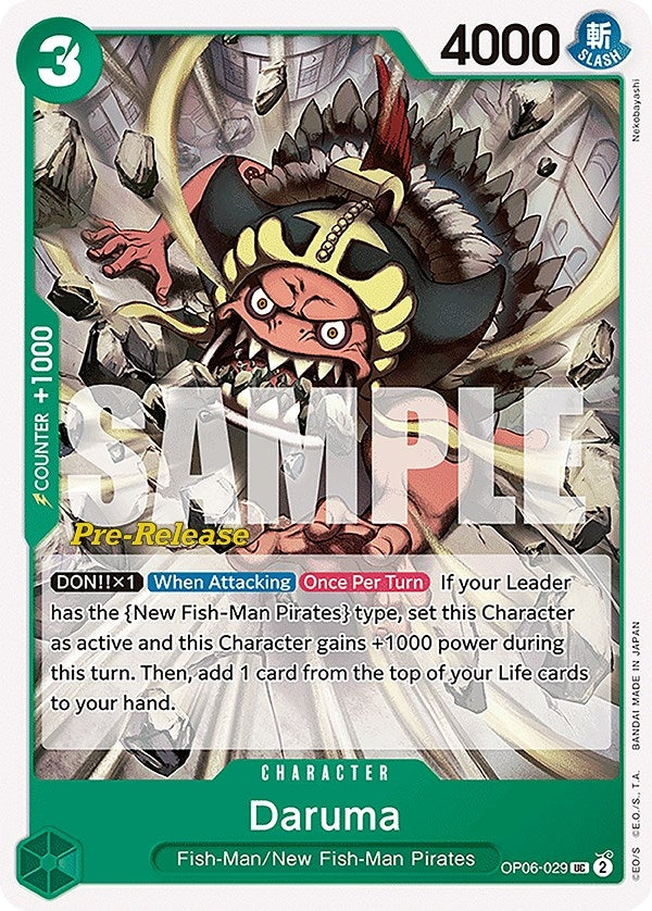 Image for Daruma (OP06-029) (OP06 PRE) - One Piece Card Game