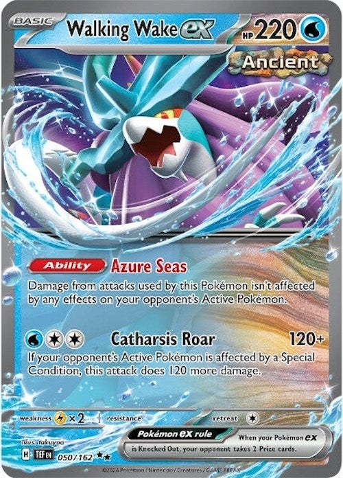 Image for Walking Wake ex (050/162) (TEF) - Pokemon