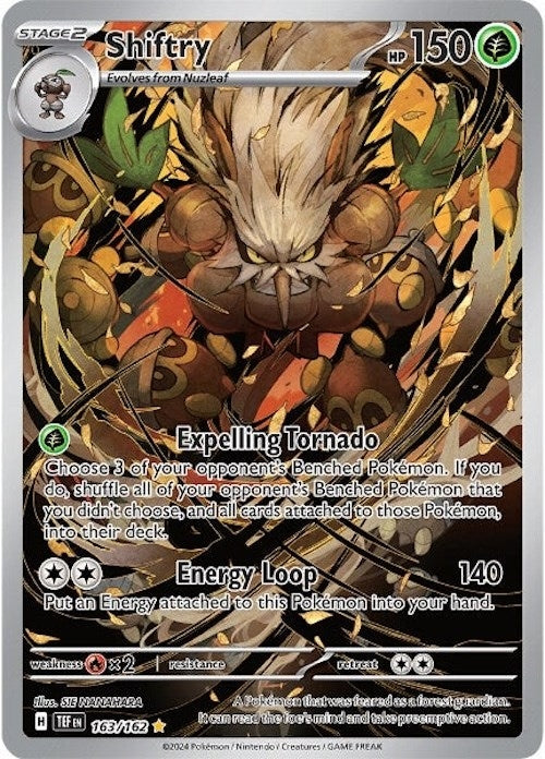 Image for Shiftry (163/162) (TEF) - Pokemon