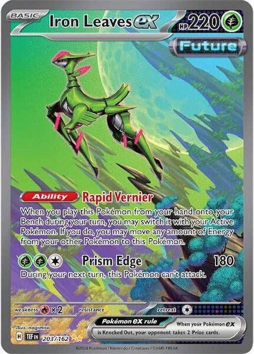 Image for Iron Leaves ex (203/162) (TEF) - Pokemon