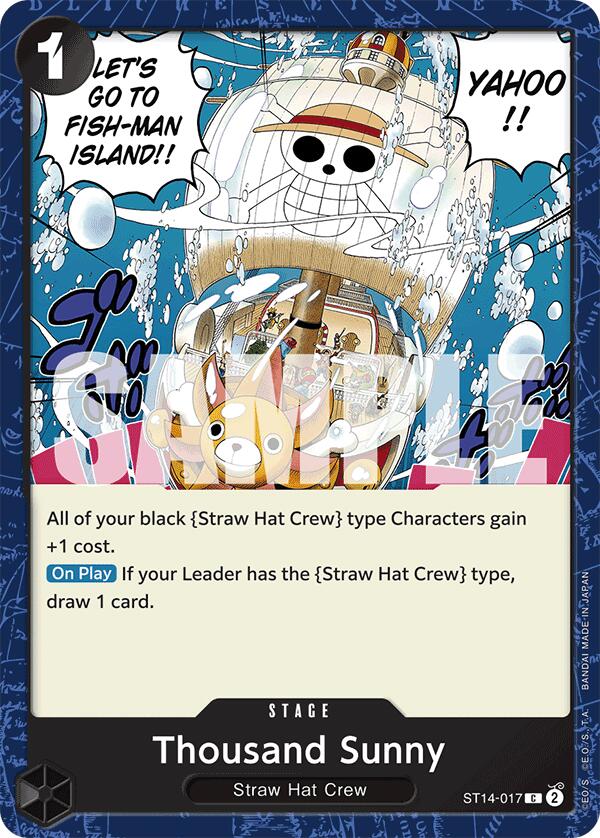 Thousand Sunny (ST14-017) [Starter Deck 14: 3D2Y]