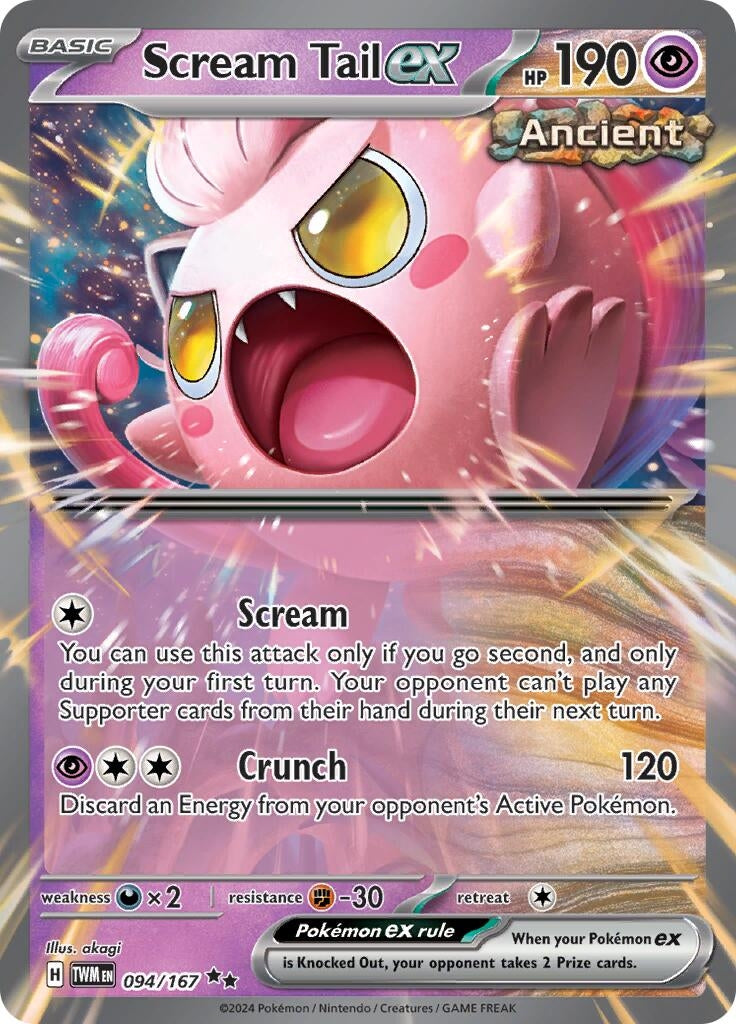 Image for Scream Tail ex (094/167) (TWM) - Pokemon