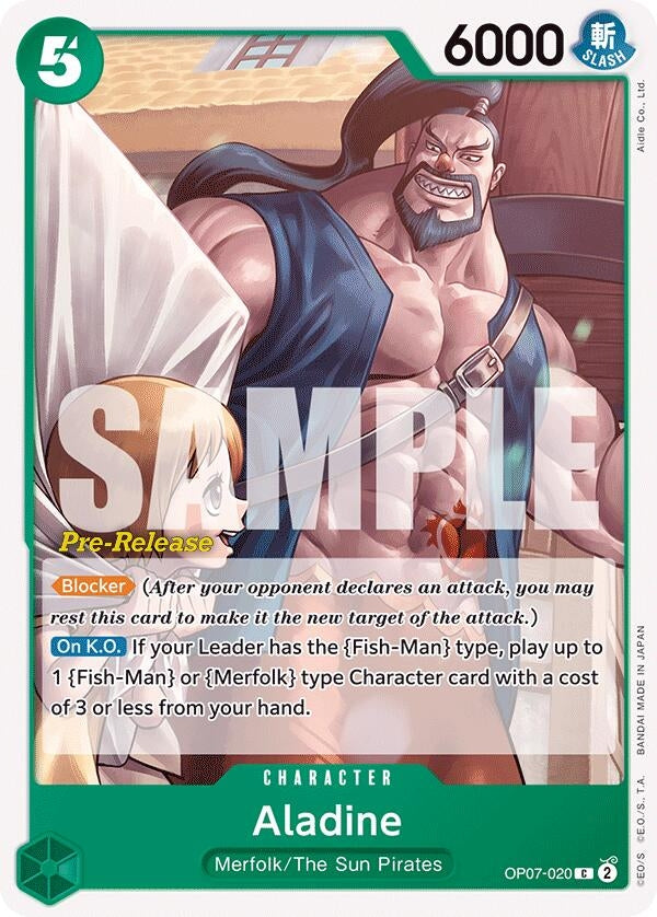 Image for Aladine (OP07-020) - One Piece Card Game
