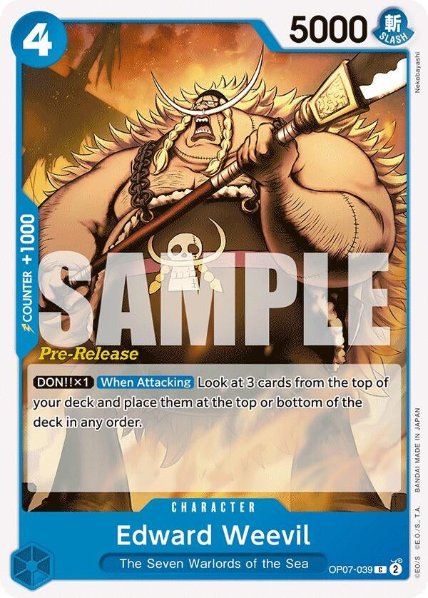 Image for Edward Weevil (OP07-039) - One Piece Card Game