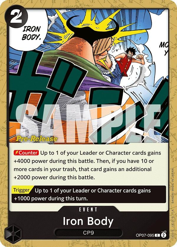 Image for Iron Body (OP07-095) - One Piece Card Game