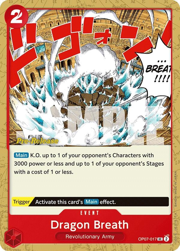Image for Dragon Breath (OP07-017) - One Piece Card Game