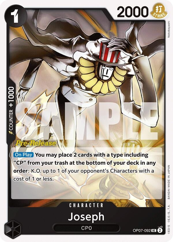 Image for Joseph (OP07-092) - One Piece Card Game