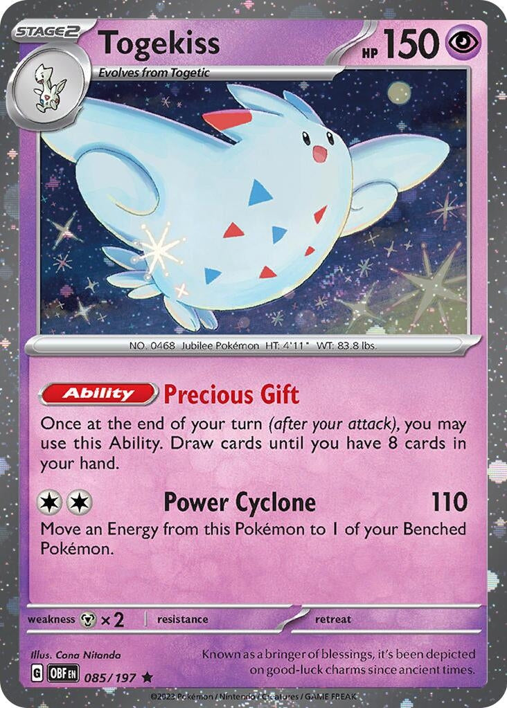 Image for Togekiss - 085/197 (Cosmos Holo) (085/197) (BLE) - Pokemon