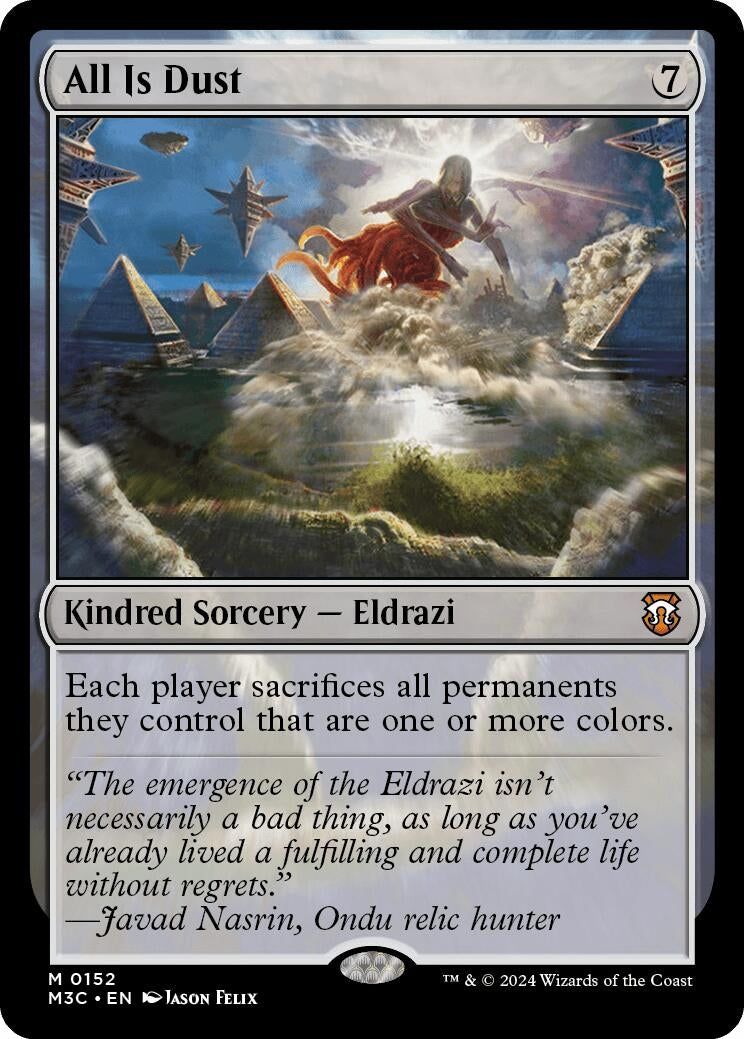 All Is Dust (Ripple Foil) [Modern Horizons 3 Commander]