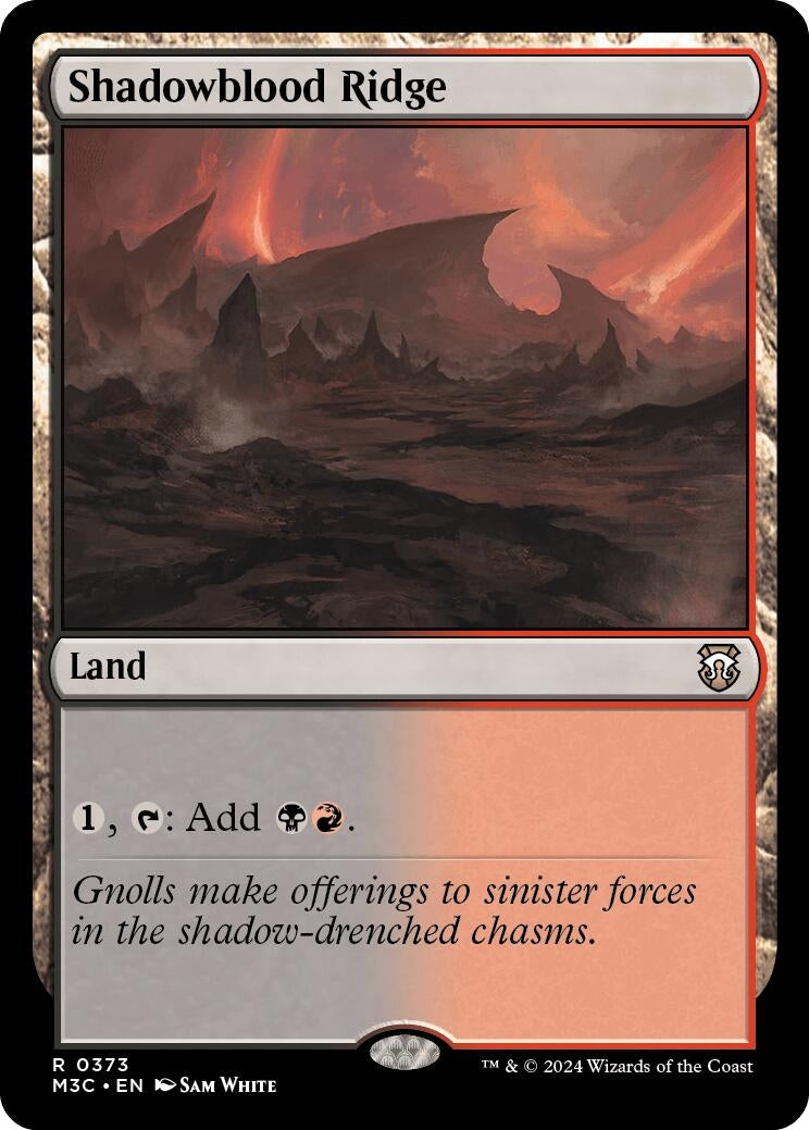 Shadowblood Ridge [Modern Horizons 3 Commander]